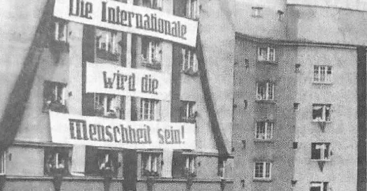 Viyanalı işçiler faşizme karşı silahlı mücadele içinde (Şubat 1934)